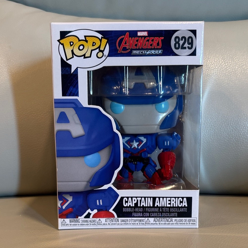 Funko Avengers Mech Strike Pop! Figure - Blue and Red
